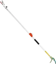 Extendable Tree Cutter, 3.67-5.45 FT Telescopic Pole Pruner, Lightweight Alum...
