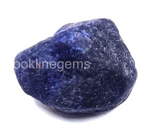 Natural Sapphire 40.00 Ct Blue Rough Uncut Certified Loose Gemstone 5ARA
