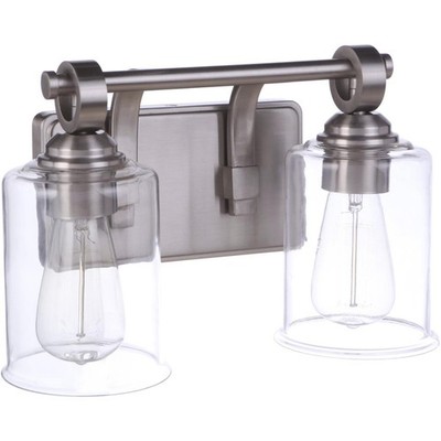 Craftmade 56402-BNK Romero Bathroom Vanity Light Brushed Polished Nickel