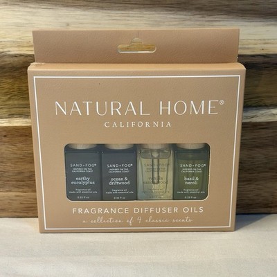Sand + Fog Natural Home Fragrance Diffuser Oils Rare Discovery Box Gift Set 10mL