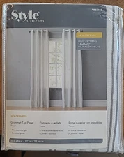 Style Selections Holderness 50" x 84" Grommet Top Panel Curtain Taupe *443