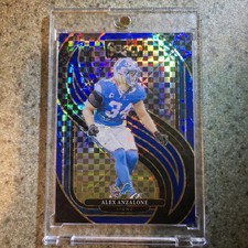 2024 Panini Select - Premier Level Alex Anzalone #104 Blue Prizm Numbered /175