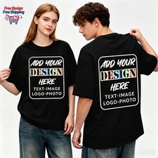 Personalized Custom T-Shirt Printing with your photo, text, logo, anything New