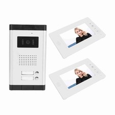 Video Intercom System 2 Pcs 7 Inch TFT Monitors And 1 Night Camera 2 OT