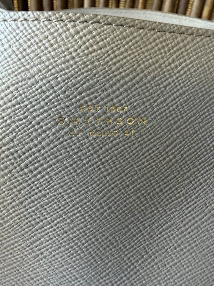 SMYTHSON Panama Tote Bag with Pouch gray Leather  - Image 4 of 4