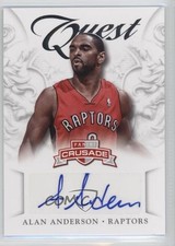 2012-13 Panini Crusade Quest Auto Alan Anderson #92 Auto 0v1