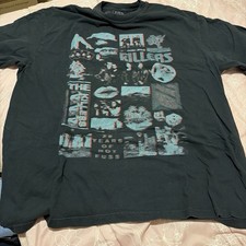 The Killers 20 Years of Hot Fuss Live in Vegas 2024 Black Graphic T-Shirt 2XL