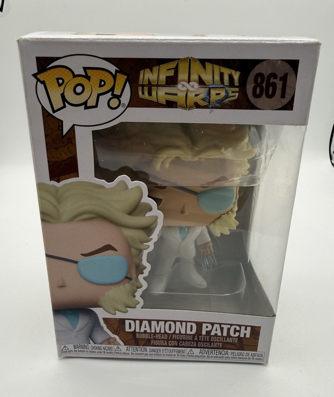 Funko Pop! Vinyl Marvel Infinity Warps Diamond Patch Bobblehead #861