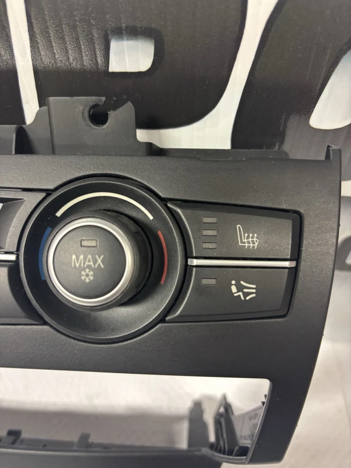 BMW X5 E70 2007-2010 interruptor de control de calefacción de aire acondicionado con moldura OEM Foto 2 de 4