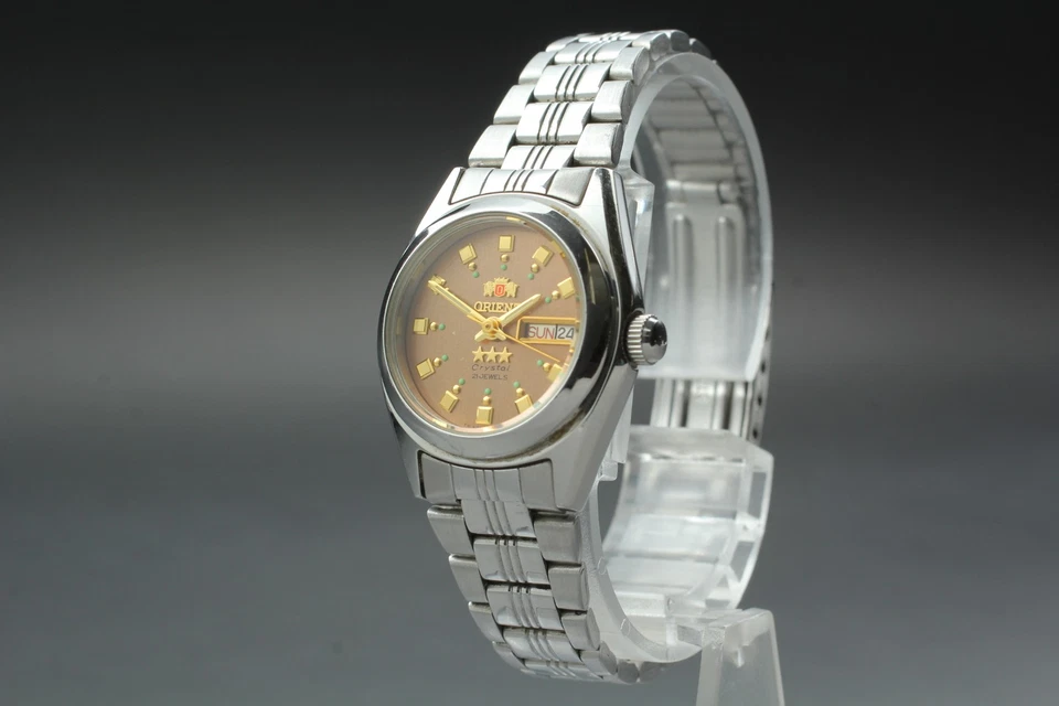 [Casi COMO NUEVO] Reloj de cuarzo vintage ORIENT NQ1X-Q1 rosa para mujer de JAPÓN Foto 3 de 4