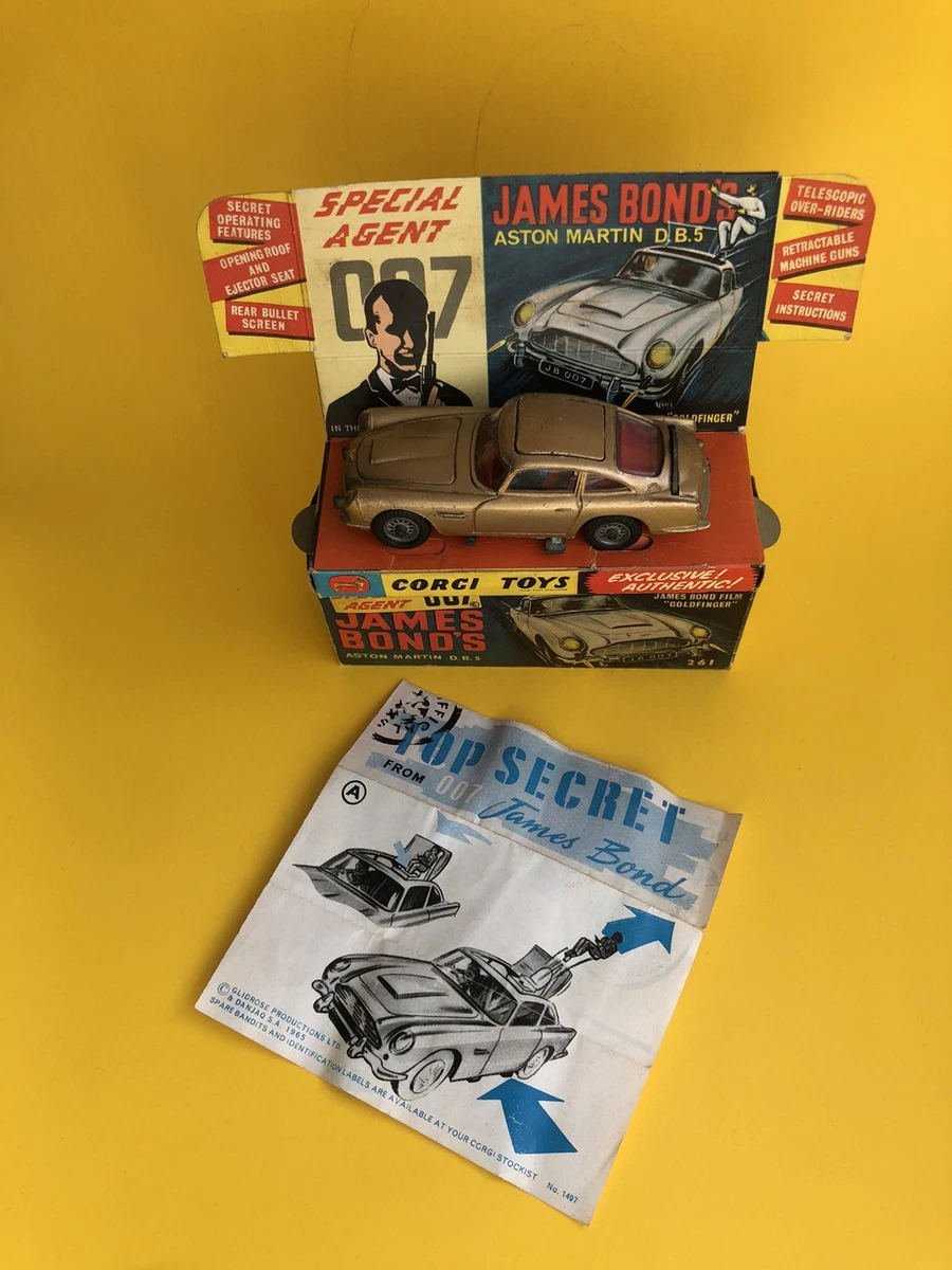 Corgi James Bond Aston Martin Vintage Manufacture Diecast Cars