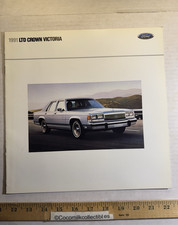 Vintage 1990 Ford Ltd Crown Victoria Sales Brochure