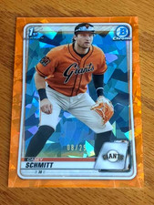2020 Bowman Draft Sapphire Edition - Casey Schmitt #8/25 Orange Parallel SSP