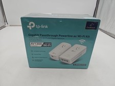 NEW - tp-link TL-WPA8631P KIT Passthrough Powerline Wi-Fi Extender AV1300 AC1200