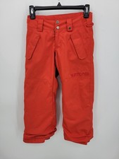 Burton Ski Snowboard Pants Girls XS Red Dryride Outerwear Outdoor Winter Pockets