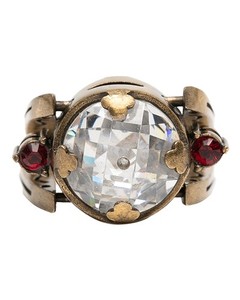 Preloved dior Statement Fashion Ring Women Gold One Size