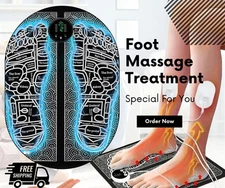 EMS Foot Massager Pad Electric Muscle Stimulator | Pain Relief Circulation Relax
