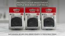 Lot of 3 Canon Body Cap R-F-3 for EOS EF Mount DSLR Camera Genuine JPN made NEW