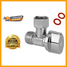 Robinet Arret WC en Laiton 12 cm - Dimensions Compactes 20 x 30 x 60 mm - Altech