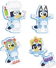 TOMY Toomies Bluey Bath Puzzle – 8-Piece Foam Jigsaw Puzzle Set with Mix & Match
