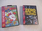 2 Sega Genesis Complete Games - FANTASTIC DIZZY & ZERO TOLERENCE - TESTED
