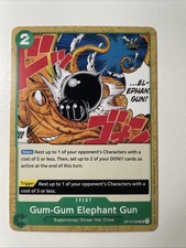 Gum-Gum Elephant Gun - OP13-038 - One Piece Carrying on His Will FREE SHIP 4+