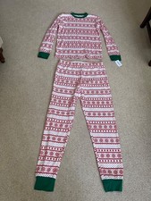 NWT Carter Adult Holiday Cotton Pajamas Set Size Large