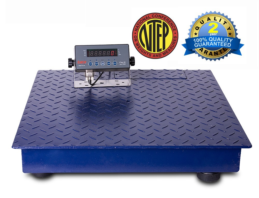 New Floor Scale 48"X48" (4'x4') NTEP Legal for trade 5000 X 1 lb / Indicator