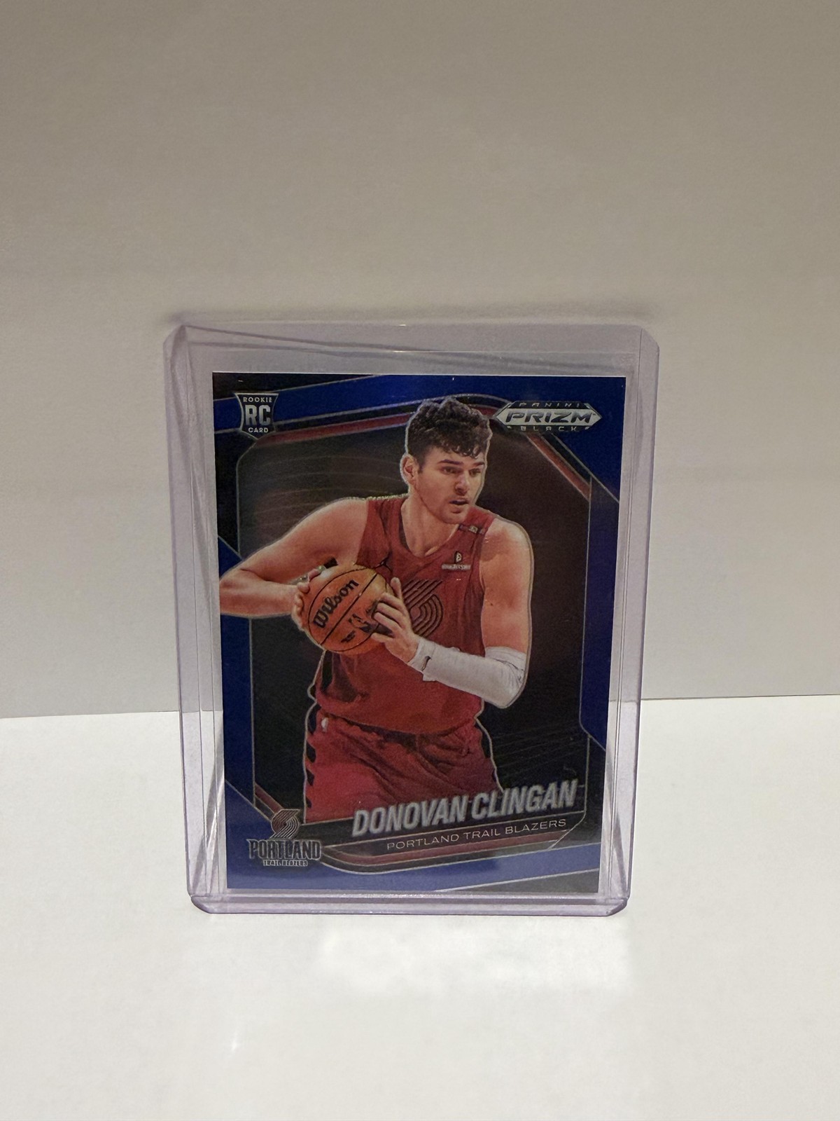 2024-25 Panini Prizm Black #131 Donovan Clingan Blue #/199