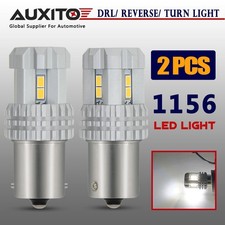 2pcs 382 P21W 1156 BA15s LED Side Indicator Fog Tail Stop Brake Light Bulb White