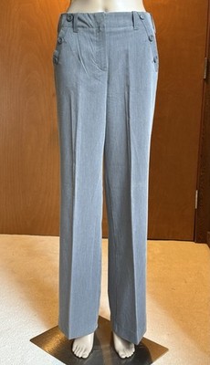 sandro womens trouser pants Grey Size 8 Polyester Blend 