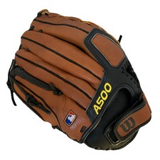 Wilson A0500 125 12.5" Baseball Glove Exclusive Ecco Leather A500 RHT NWOT