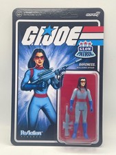 Super7 G.I. Joe ReAction Figure Glow Patrol Baroness Intelligence Officer 3.75