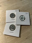1964 10C Roosevelt Dime Lot of 3