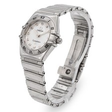 Omega Constellation My Choice Stainless Steel MOP Dial Quartz Women's Watch 2