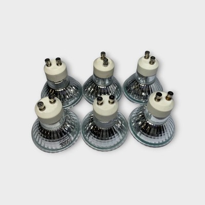 Halco MR16, GU10, 35W, 120V, 30° Halogen Flood Light Bulbs (Lot of 6)