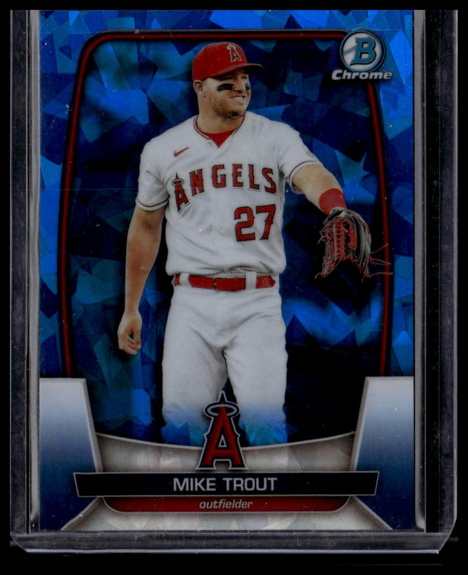 2023 Bowman Chrome Sapphire Edition #89 Mike Trout