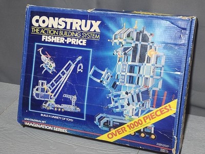 Fisher Price Construx 6110 Colossal 1000 Piece Set Imagination Series - Vintage