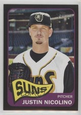 2014 Topps Heritage Minor League Edition Black 94/105 Justin Nicolino #196 4yl