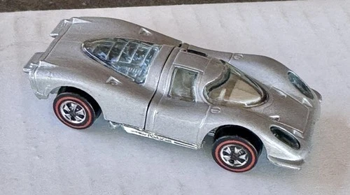 WOW  1970 Porsche 917 Grey Color  White Interior Original Redline HotWheels Car