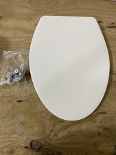 Swiss Madison SM-STS41 Lumiere Elongated Toilet Seat, White *READ*