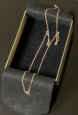 Halskette Ankerkette massiv GOLD ⋆Damen 𝓼 Herren⋆ 55cm⋆ 1,99gr. 333⋆Goldkette⋆ - Bild 1 von 4