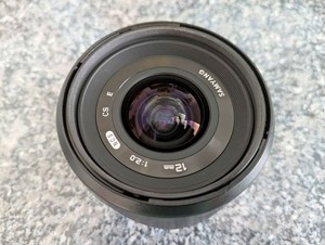 Samyang 12mm F2.0 NCS CS Ultra Wide Angle Lens for Sony E Mount - Black