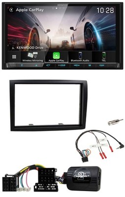 Kenwood Lenkrad 2DIN USB DAB Bluetooth Autoradio für Citroen Jumper Peugeot Boxe