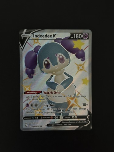Pokemon Indeedee V Shining Fates: Shiny Vault #SV114/SV122 English