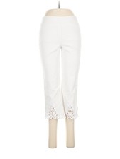 Charter Club Women Ivory Casual Pants 6 Petites