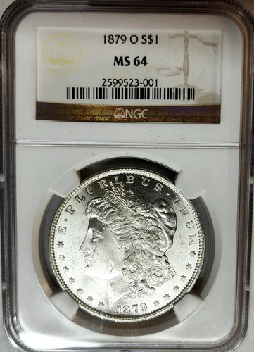 LUSTROUS 1879-O MORGAN DOLLAR NGC MS64 HIGH GRADE BEAUTY !!!