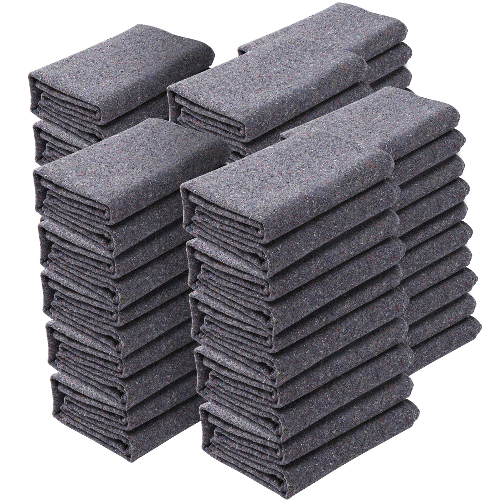 Moving Blankets Packing Blankets 72" x 54" Furniture Pads 24-Pack 21 lb/dz