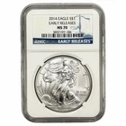 2014 American Silver Eagle $1 Early Releases NGC MS 70