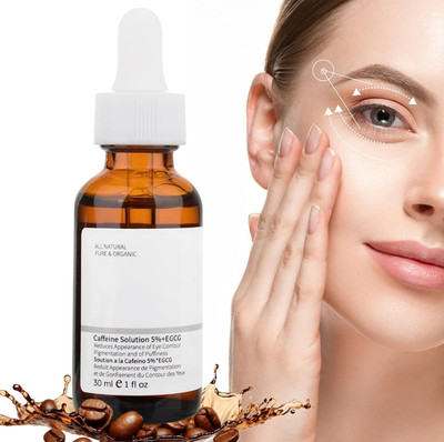 Caffeine Solution 5% + EGCG, Caffeine Eye Serum For Face, Moisturizing Under Eye